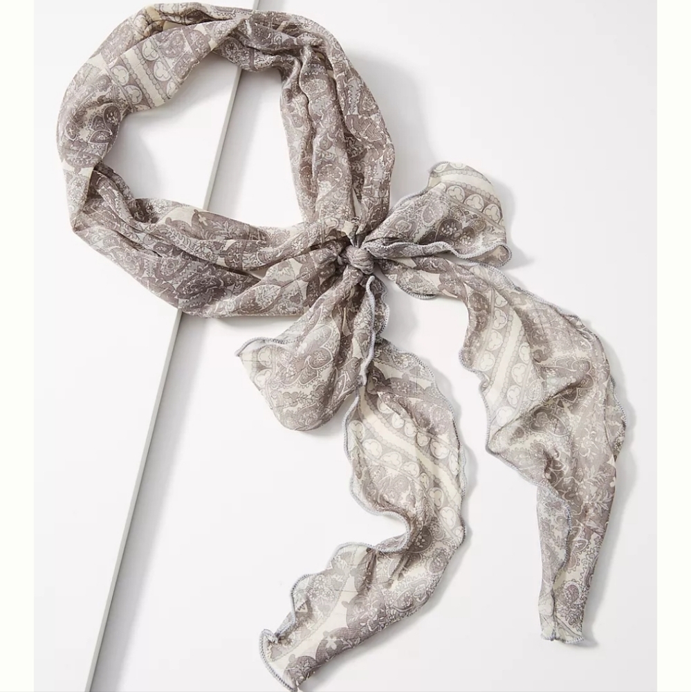 Anthropologie Louise Headband Turban Scarf - neutrals